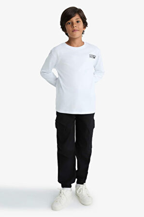 Erkek Çocuk Jogger Fit Gabardin Pantolon