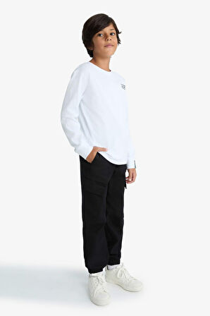 Erkek Çocuk Jogger Fit Gabardin Pantolon