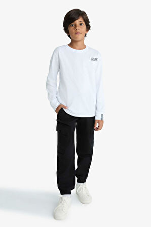 Erkek Çocuk Jogger Fit Gabardin Pantolon