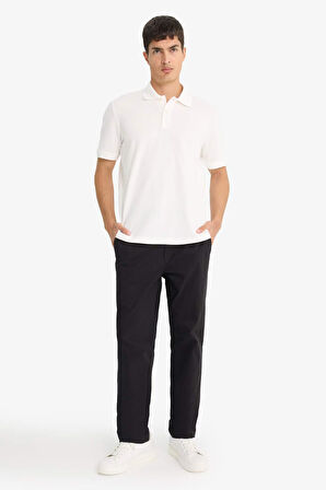 Regular Fit Polo Yaka Pike Kısa Kollu Tişört