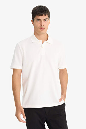 Regular Fit Polo Yaka Pike Kısa Kollu Tişört