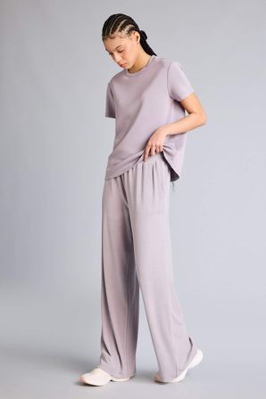 DeFacto Wıde Leg Geniş Paça Standart Boy Modal Sporcu Pantolon G0754AX26SMPR518