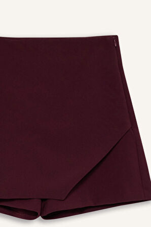 Yüksek Bel Şort Etek