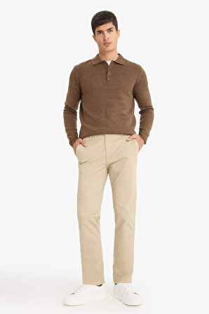 Standart Fit Polo Yaka Triko Kazak