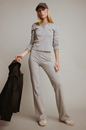 Coool Flare Fit Ribana Pantolon