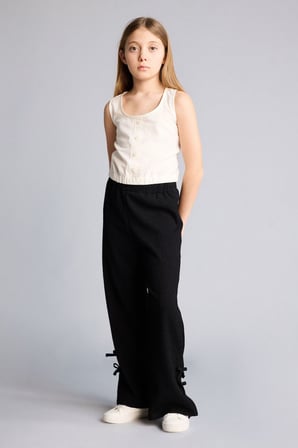 DeFacto Wıde Leg Pantolon Kız Çocuk G8388A826SMBK81