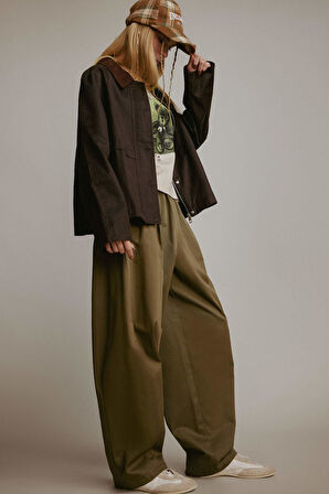 Coool Baggy Fit Normal Bel Gabardin Pantolon