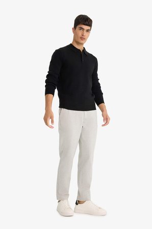 DeFacto Jogger Fıt Düz Paça Penye Pantolon F0447AX25WNGR302
