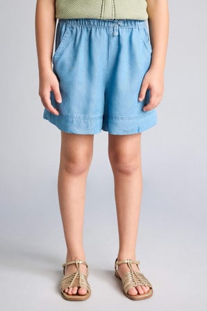 Tencel Şort Kız Çocuk