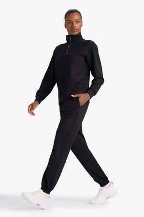 Defacto B1794AXBK81 Siyah Standart Fit Modal Sporcu Pantolon