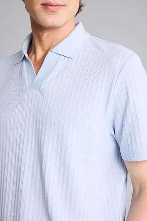DeFacto Regular Fıt Krinkıl Kısa Kollu Polo Tişört E1207AX26SMBE250