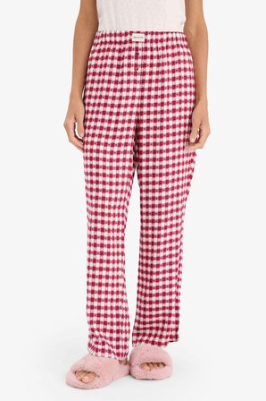 DeFacto Kareli Flanel Pijama Altı G1722AX26SPBR205