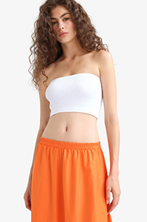 Fitted Seamless Straplez Bluz