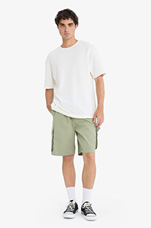 Kargo Fit Gabardin Bermuda