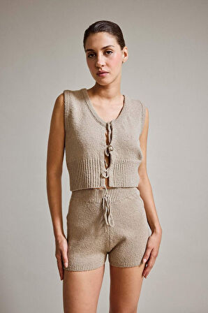 Önden Bağlamalı Yelek