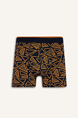 Regular Fit Baskılı 3'lü Boxer