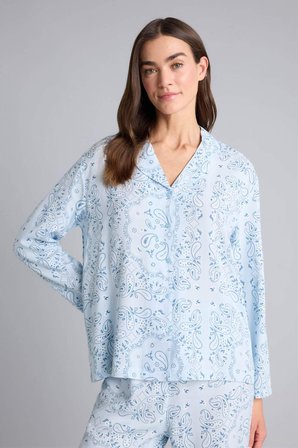 DeFacto Desenli Pijama Takımı Üst Alt F9824AX26SPBE772