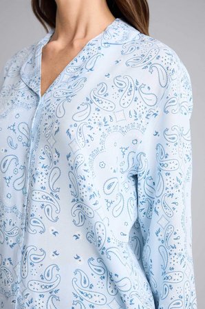 DeFacto Desenli Pijama Takımı Üst Alt F9824AX26SPBE772
