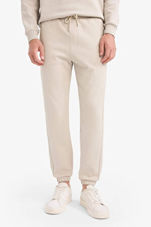 Slim Fit Dar Kesim Fermuar Cepli Pike Eşofman Altı