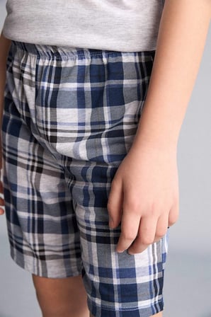 DeFacto Regular Fıt Desenli 2'li Pijama Takımı Erkek Çocuk H0373A826SMGR400