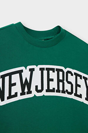 DeFacto Erkek Bebek Bisiklet Yaka Baskılı Kısa Kollu Tişört F3916A525AUGN265