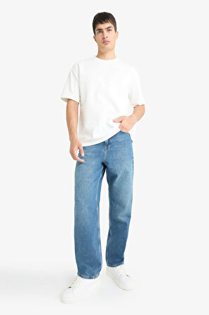 Baggy Fit Geniş Paça Jean Pantolon