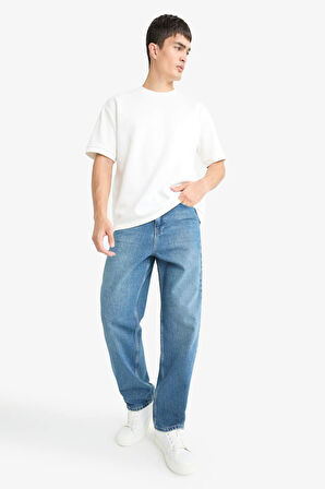 Baggy Fit Geniş Paça Jean Pantolon