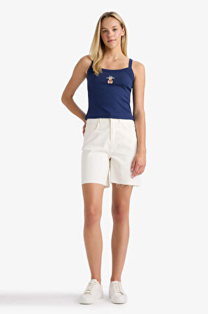 Baskılı Ribana Atlet-Fall in Love