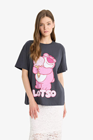 DeFacto Coool Toy Story Oversize Geniş Kalıp Kısa Kollu Tişört F5165AX25SMAR191