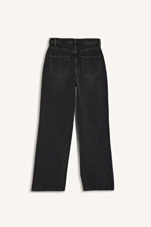 90's Wide Leg Yüksek Bel Uzun Jean Pantolon