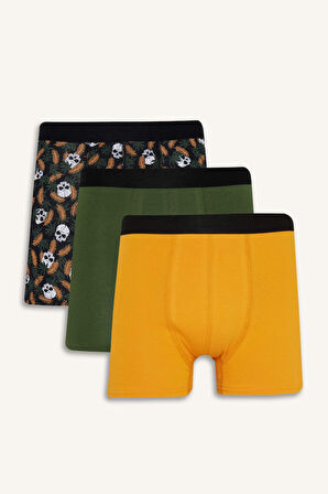 Regular Fit 3'lü Boxer