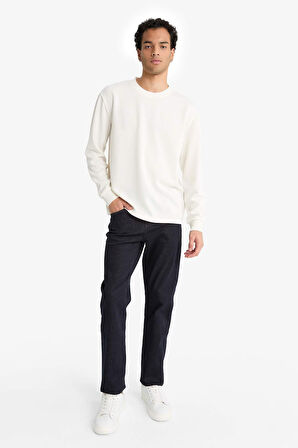 Regular Fit Bisiklet Yaka Uzun Kollu Body