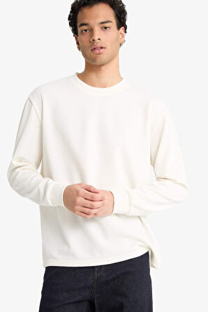 Regular Fit Bisiklet Yaka Uzun Kollu Body