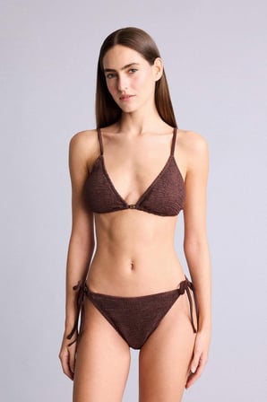 Regular Fıt Bürümcük Bikini Üstü