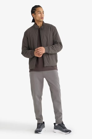 DeFacto Slim Fit Sporcu İnce Jogger Eşofman Altı Dar Kesim Fermuarlı Basic Standart Paça S3309AZ25AUGR311