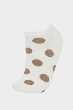 Kadın 7'li Pamuklu Patik Çorap