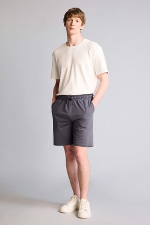 DeFacto Slim Fit Cepli Pamuklu Basic Bermuda Şort W1105AZ26SMAR58
