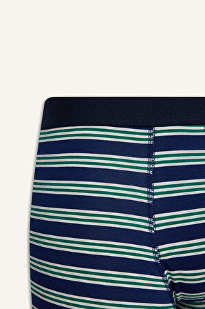 Regular Fit Çizgili 3'lü Boxer