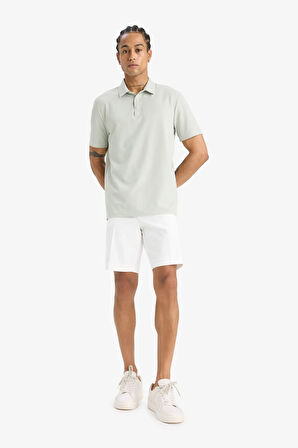 DeFactoFit Standart Fit Polo Yaka Sporcu Kısa Kollu Tişört