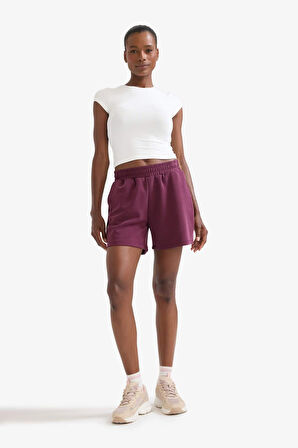 DeFactoFit Standart Fit Sporcu Kısa Paça Modal Şort