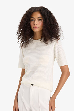 Regular Fit Bisiklet Yaka Kazak