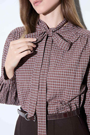 Regular Fit Kareli Flanel Uzun Kollu Tunik
