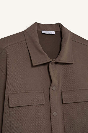 Regular Fit Twill Uzun Kollu Gömlek