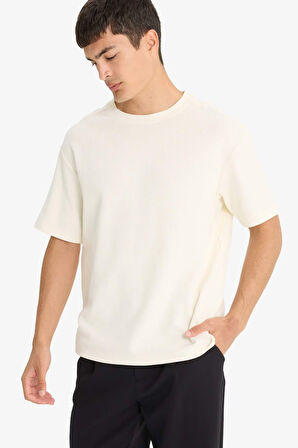 Regular Fit Bisiklet Yaka Kısa Kollu Tişört