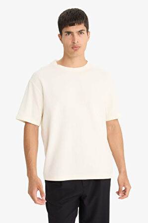 Regular Fit Bisiklet Yaka Kısa Kollu Tişört