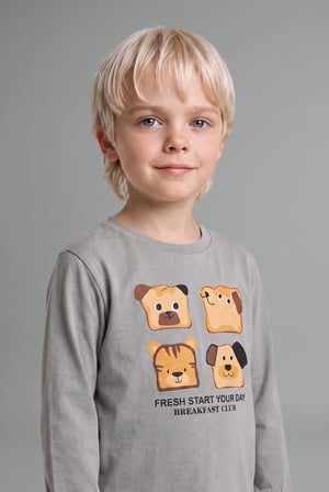 %100 Pamuklu Baskılı Beli Lastikli Pijama Takımı Erkek Bebek G7133A526SPGR454