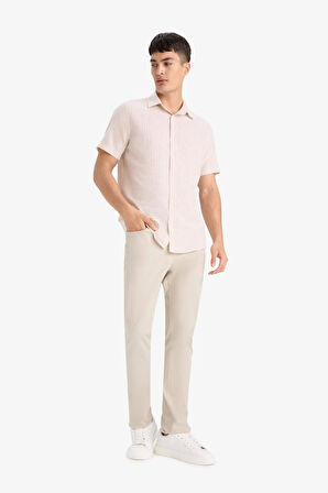 Pamuklu Kısa Kollu Gömlek