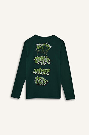 Erkek Çocuk Teenage Mutant Ninja Turtles:Mutant Mayhem Regular Fit Bisiklet Yaka Uzun Kollu Tişört