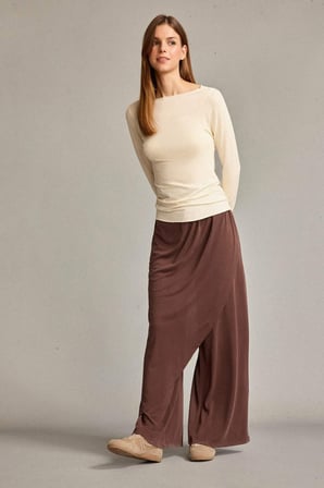 DeFacto Relax Fıt Normal Bel Düz Paça Modal Pantolon G1338AX25SMBN219