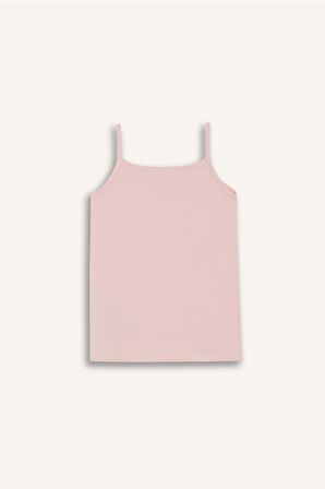 Kız Çocuk Meyve Desenli 2'li Atlet